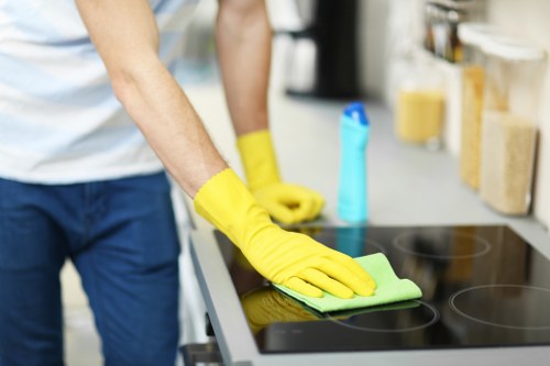 Deep cleaning services in a modern NW1 property