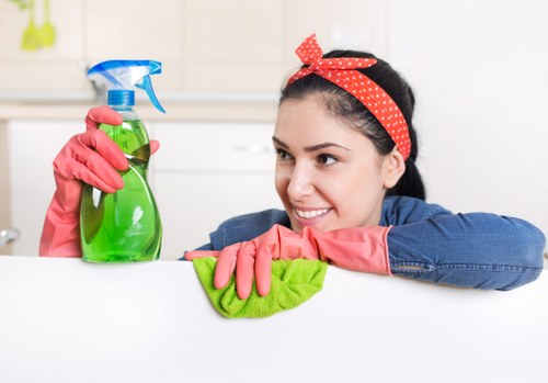 Sparkling kitchen after a professional cleaning service in NW1