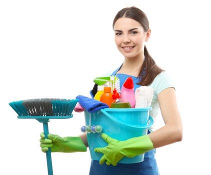 Local cleaners working in a NW1 apartment building