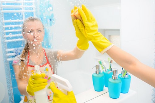 Detailed hard floor cleaning steps in NW1 for maintained flooring