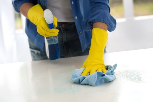 Commercial cleaners working around access and security needs in NW1 buildings
