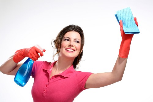 Clean kitchen and bathroom maintained by home cleaners in NW1